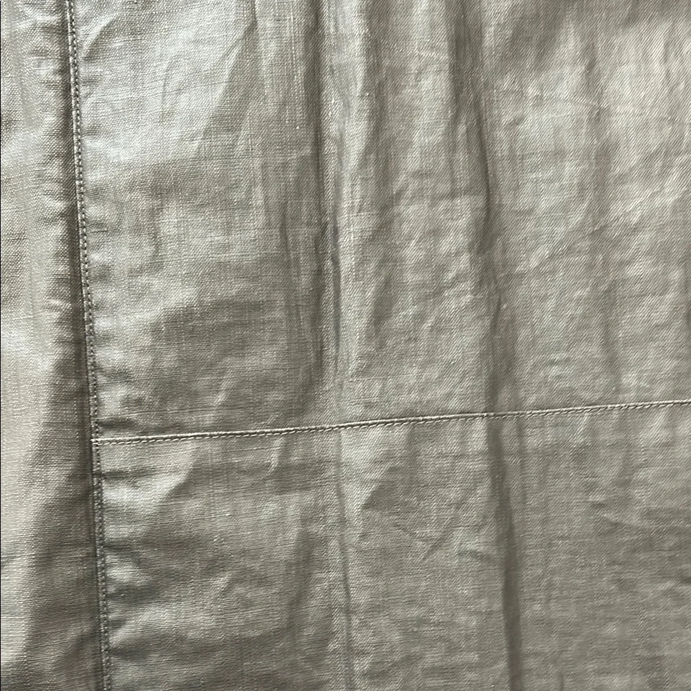 Banana Republic Men's Black Jacket Waterproof Polyurethane outside… Linen Lining